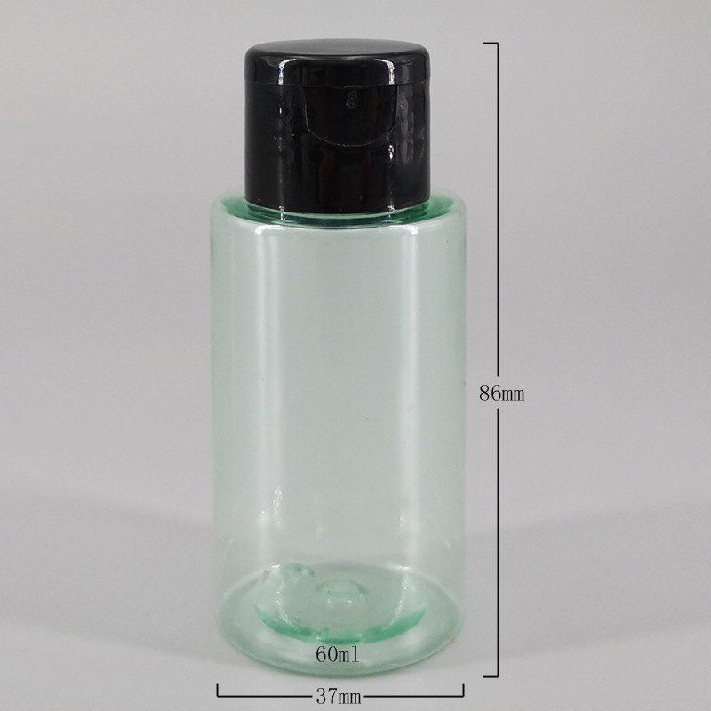 Ясные бутылки ликера 2.1oz зеленого цвета 24mm мини пластиковые