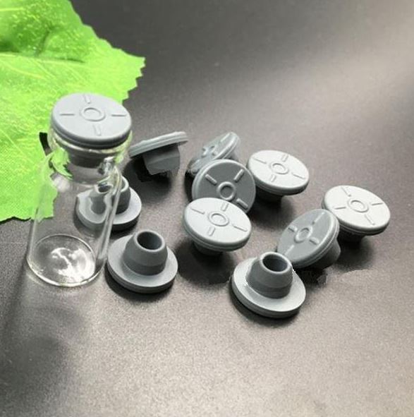 OEM Non Spill Vials 20mm Grey Butyl Rubber Stopper Medical Silicone Rubber Products