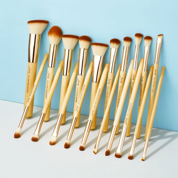 Professional Lightweight Bamboo Makeup Brushes Set 20pcs Eco Friendly