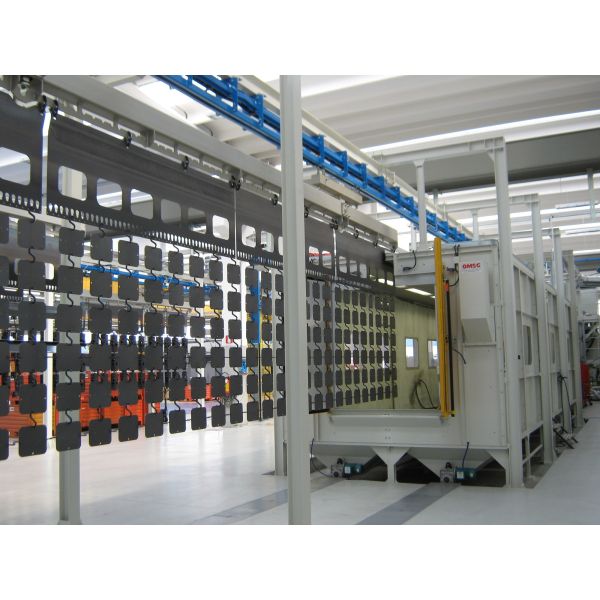 Fully Automatic Monorail Shot Blasting Machine with PLC Control and HMI Interface for Continuous Workflow