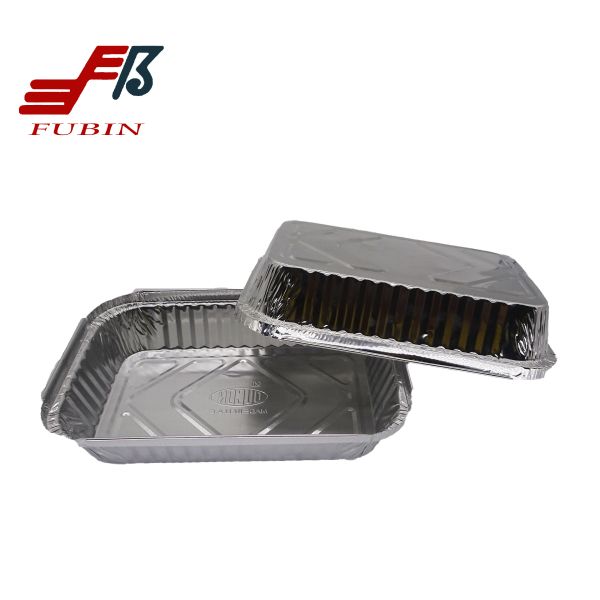 alufolie Food grade packing foil takeaway food container packaging aluminum foil box barbecue grill special