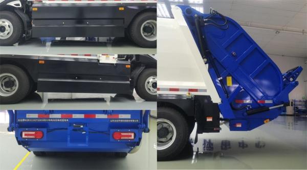 Pure Electric Vehicle Sanitation Garbage Compactor Truck
