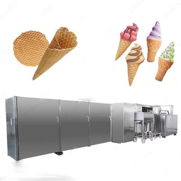 Food Factory Stainless Steel Sugar Cone Production Line