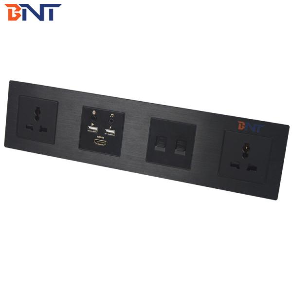 universal  power electrical wall mounted power socket media hub for hotel room