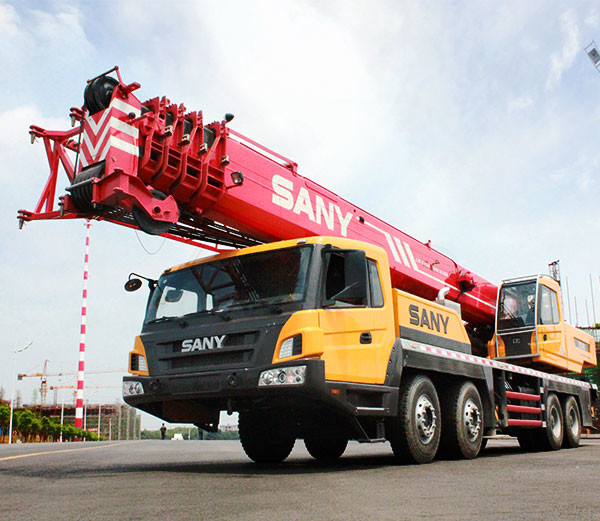 China Sany truck crane STC500 50ton mobile truck crane price
