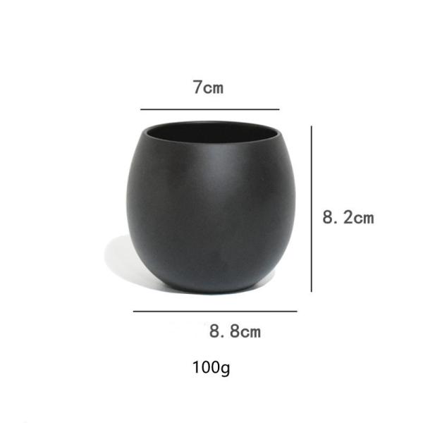 250ml Wooden Drinking Cups Practical Log Color Jujube Japanese Wooden Tea Cup
