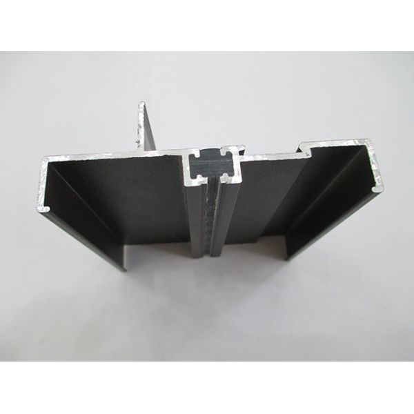 Powder Coating Aluminum Extrusion Profiles Thermal Break With Rubber Strip