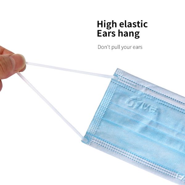 Antibacterial Adult 3 Ply Disposable Face Mask