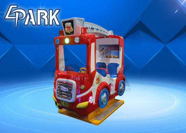 English Version Fire Truck Kiddy Ride Machine Children Swing Car coin pull game machine for sale