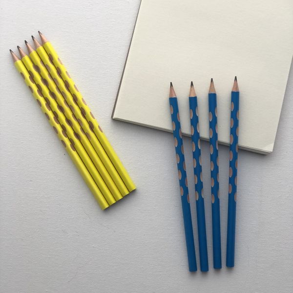 wholesale triangle barrel groove kids writing HB pencil