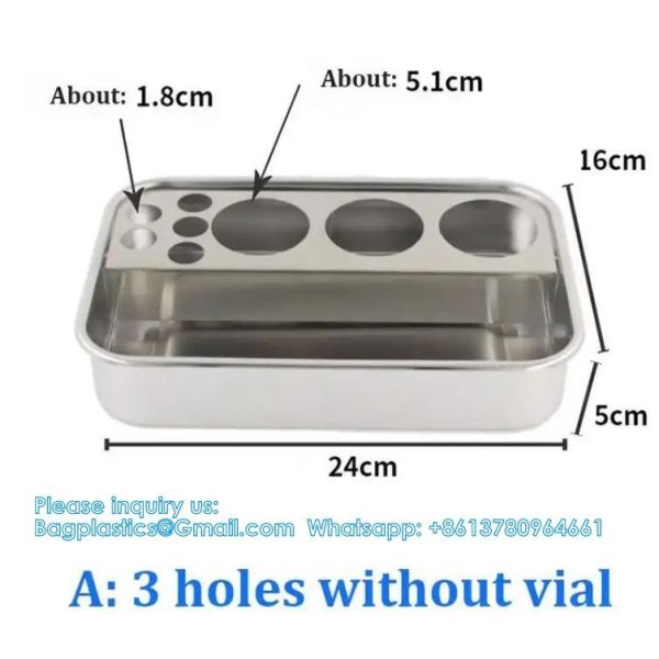304 Stainless Steel Dental Instruments Tray Surgical Instrument Treatment Plate