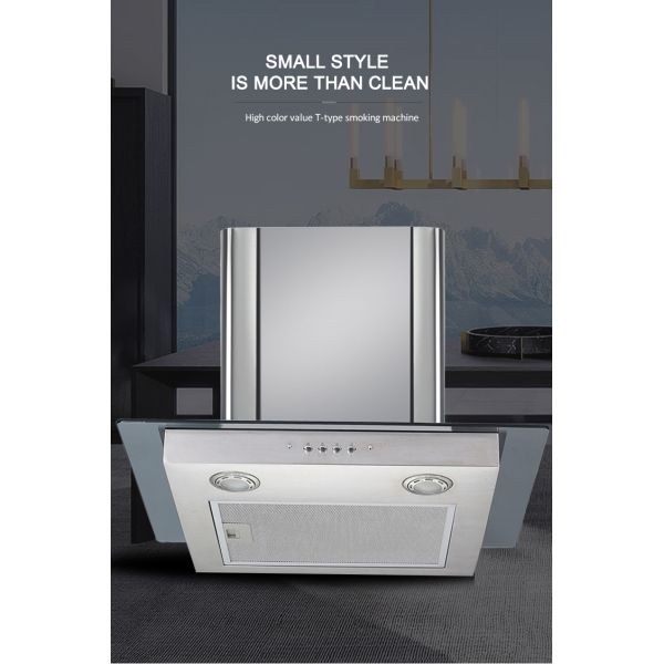 Touch Switch Kitchen Electric Modern Stylish Extractor T Shape Cooker Hood Range Hoods