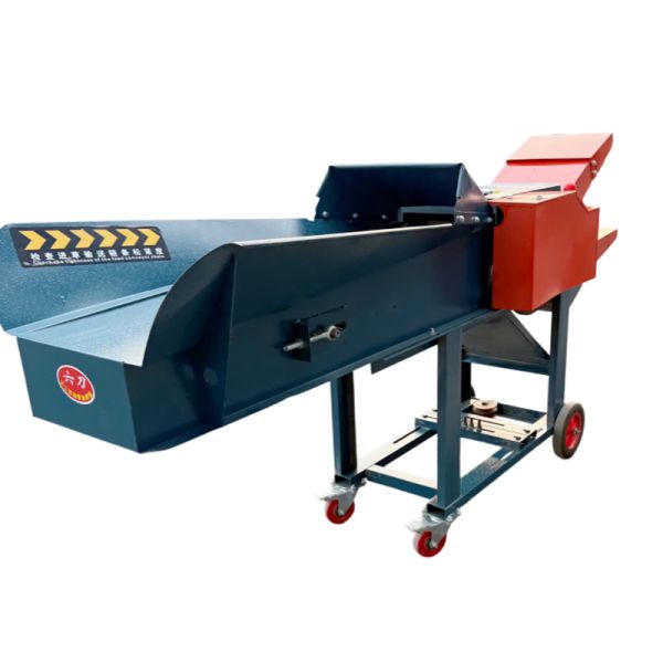 Reinforced Steel Chaff Cutter With Grinder Stalk Chopper High Output Animal Feed Machinery
