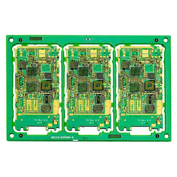 Half hole 6L ENIG 1.0MM HDI printed circuit board PCB for 5g