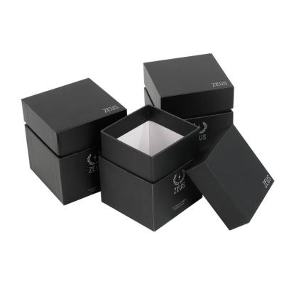Frasco do creme de Matte Black Cosmetic Cream Box Skincare que empacota com tampa