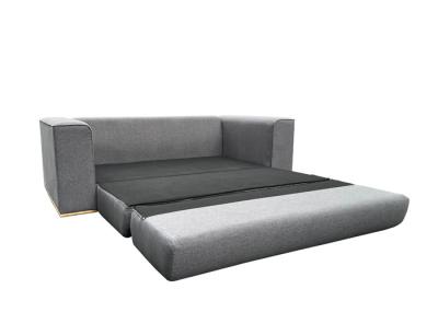 Folding Seat Fabric Sofa Bed Foam Bedding Cloth Sofa Bed Dark Gray