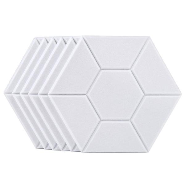 Sound Absorption Hexagon Acoustic Wall Panels For Renovation