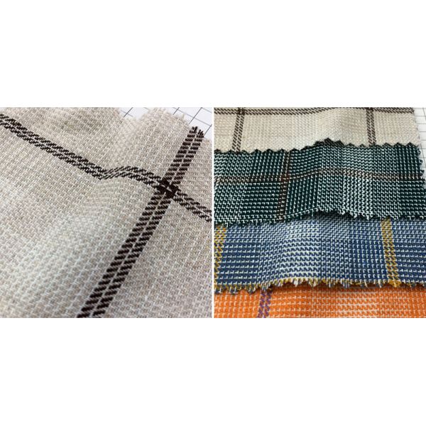 Ткань белья рубашки ткани рубашки проверки хлопка 54 дюймов покрашенная пряжей устойчивая