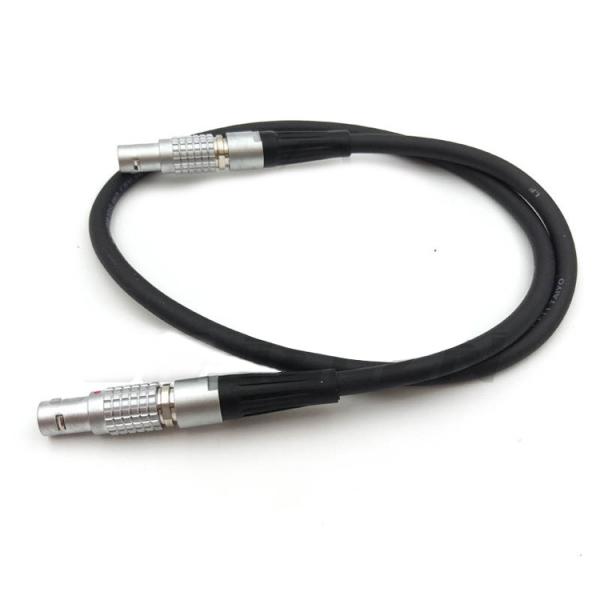 0.5M Length 2 Pin Lemo To 2 Pin Lemo Cable For Wireless Video Transmission