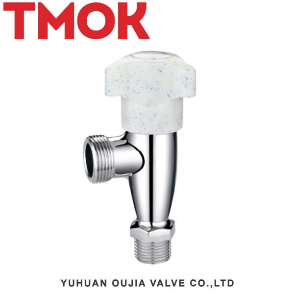 Chromed Plated Screw Down Cw617n Brass Pneumatic Angle Valve
