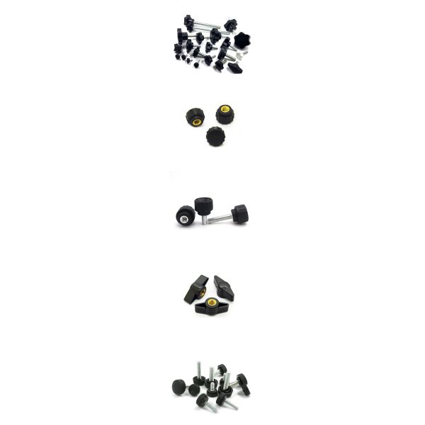 Wing Plastic 4mm Thumb Screws Knobs For Adjustable Table Leg