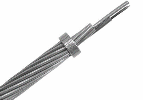 G652D G657A1 G657A2 OPGW Fiber Optic Cable Singlemode Silver Color Waterproof
