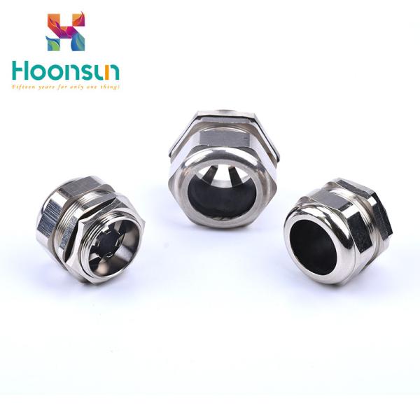 Metal Washer EMC Cable Gland EMC Locknut Power Cable Gland For Electrical Box
