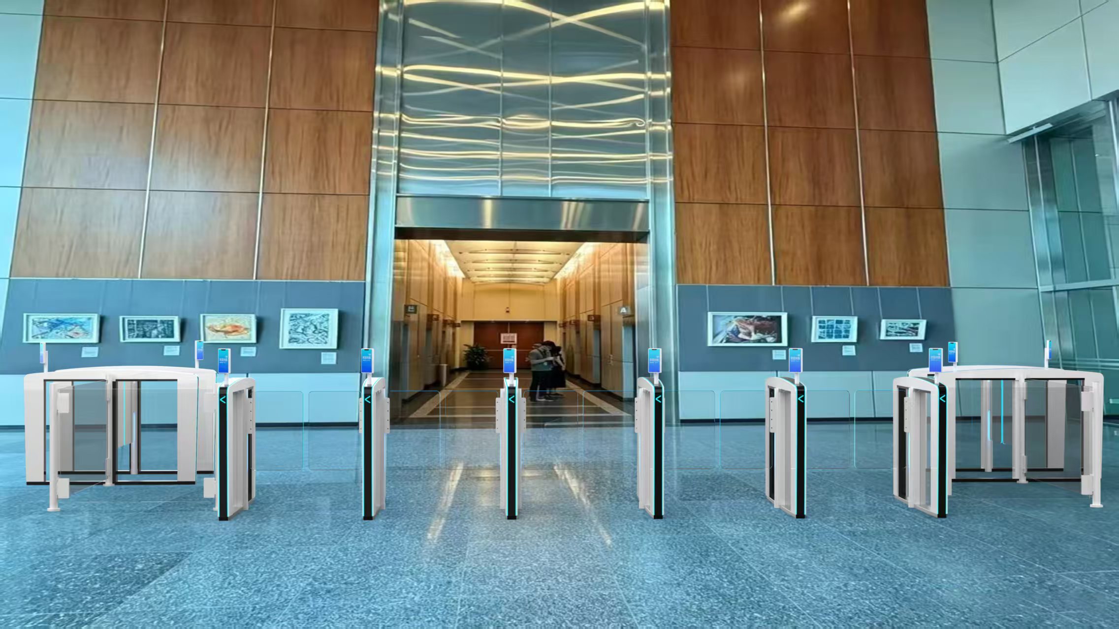 Security Gate With High Speed for University Automatic Gate With Facial Recognition