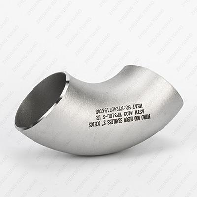 SCH5s-SCH160s Stainless Steel 90 Degree Elbow Perfect For Butt Welded Connections In Food Beverage Industry
