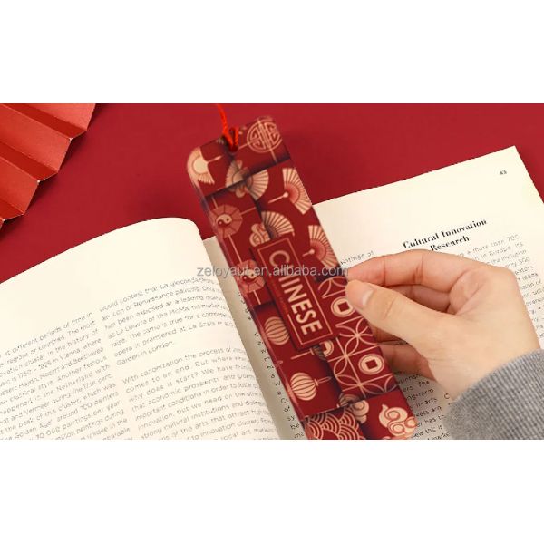 ZELOYAUT Single Side Printing Blanks Custom Metal Bookmarks With Color Tassels Sublimation Aluminum Bookmark Blank Page Holders