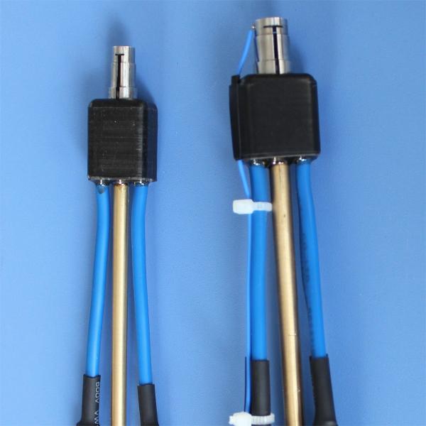 PA66 GF30 Hot Riveting Pulse Plastic Heat Staking Head With Hemispherical Formation