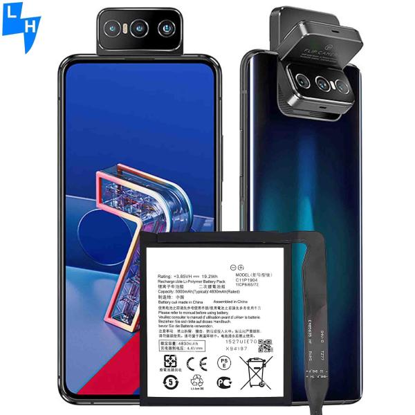 Bateria original de polímero de íons de lítio C11P1904 para ASUS ZenFone 7 ZS670KS I002D 2820mAh 3.7V