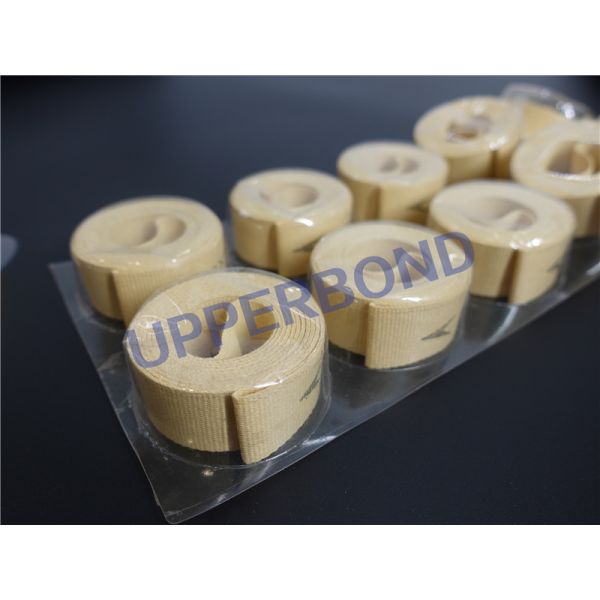 Cinta amarilla de intensidad alta de Garniture para la máquina del tabaco