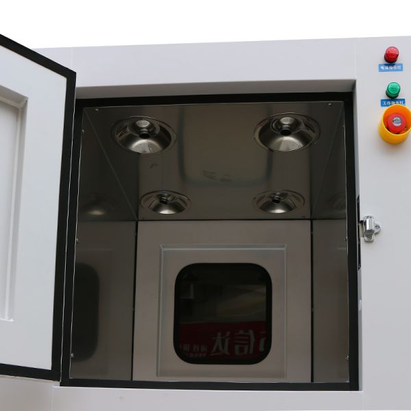 GMP Air Shower Pass Box with 201 Stainless Steel Construction and E-Interlock in 760x690x1490mm Dimensions