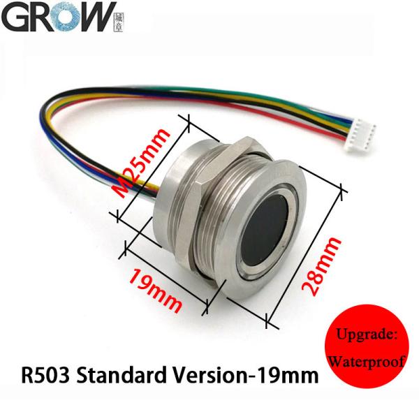 GROW KS220-S+R503 DC12V Dois relés Painel de controle de acesso de impressão digital com auto-bloqueio/ignição/modo jog com administrador/usuário