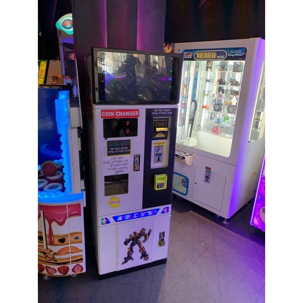 ATM Cash  Automatic Coin Change Machine Money Changer 17 Inch LED Token Coin Exchange Machines
