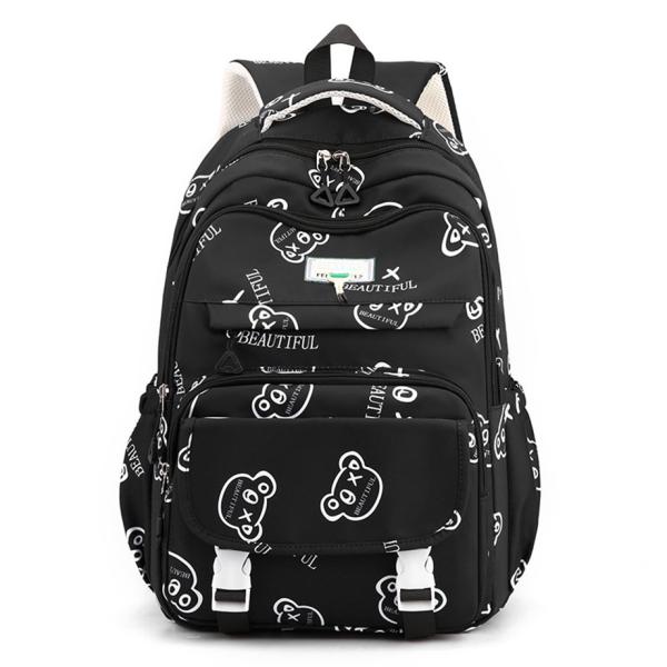 Mochila de escola para alunos em todo o mundo Imprimir Mochila para alunos do ensino médio Mochilas de lazer ao ar livre de grande capacidade