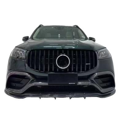 X167 GLS450 Mercedes Benz Body Kit LD Style Carbon Fiber Lip Spoiler Hood