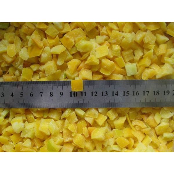 Organic IQF Frozen Yellow Sweet Bell Pepper Strips Sliced Dice Cubes Freezing Healthy Natural Chinese