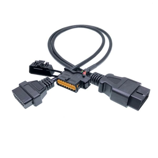 OBD-II Port Replicator OBD2 Y Cable OBD Splitter Compatible with MT-OBD Live GPS Tracker For Renault 24 Year 1997-2007