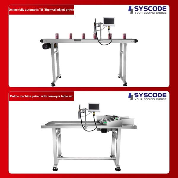 Sistema de impresión de inyección de tinta térmica industrial Syscode H200 - Sistema operativo Linux, procesador Cortex-A7, compatible con conexión de datos en tiempo real e impresión conforme a UDI