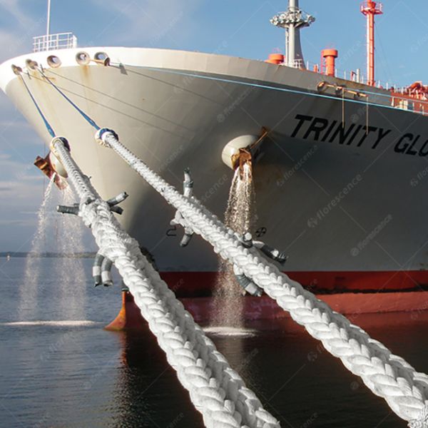 8 Strand Polypropylene Polyester Marine Mooring Rope for Towing Ships