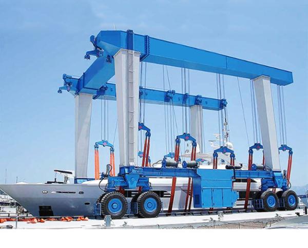 PLC Mobile Boat Hoist Crane Cabin Controlled 250T 300T 500T 800T