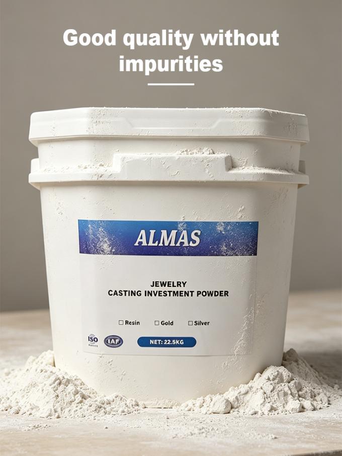 Jewelry Casting Investment Gypsum Powder Special for Gold Casting 22.5KG Bucket Packed Casting Plaster Powder