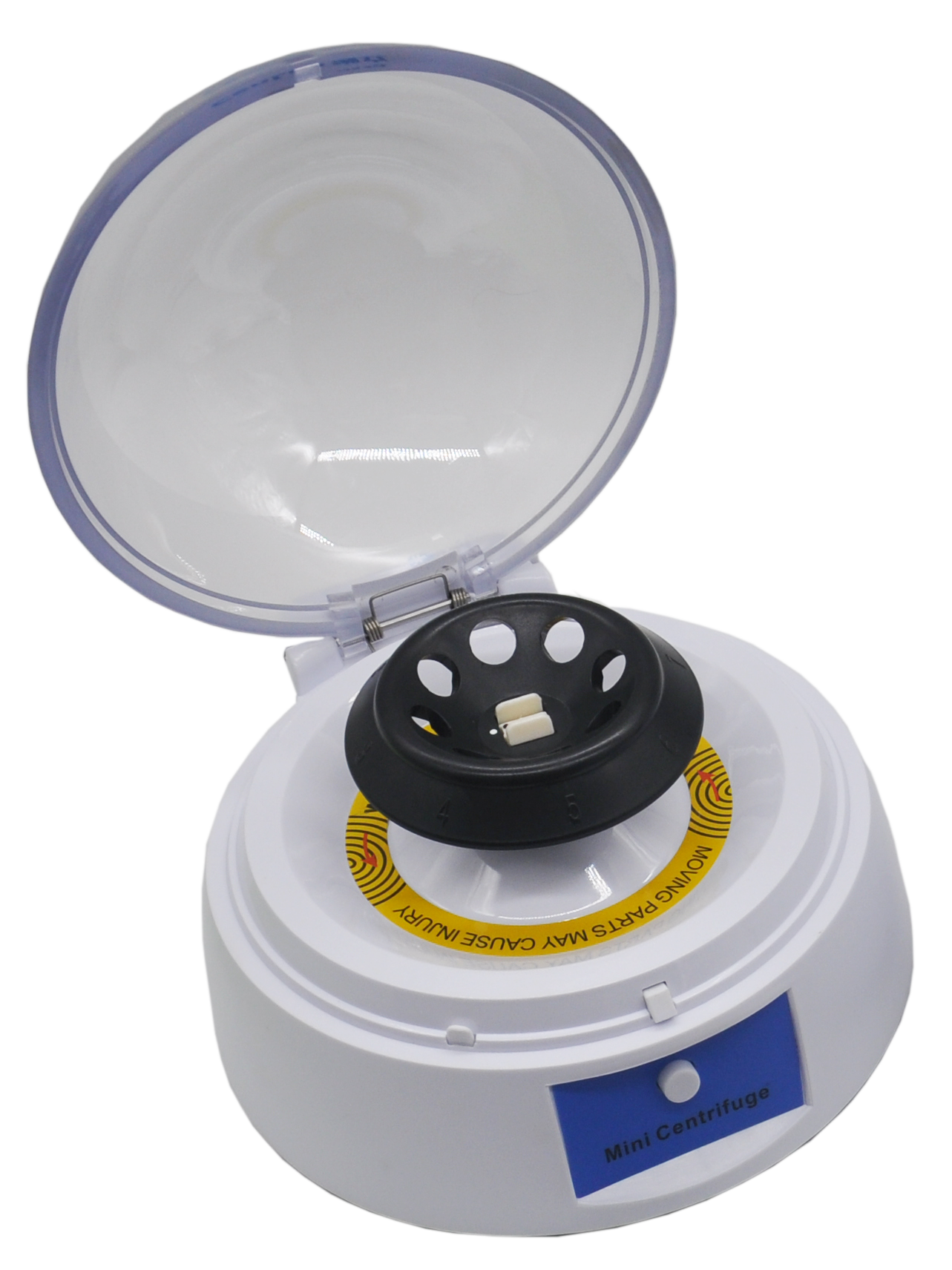 CENLEE Mini 4000 RPM Lab Benchtop Centrifuge with Two Rotors 8*1.5/2.0ml 0.2x32 PCR Stripes 1000 RCF Stainless Steel