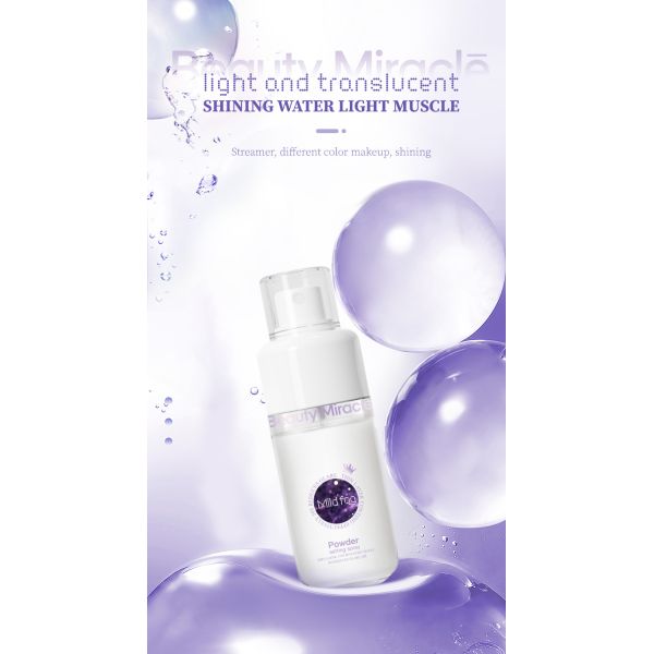 Custom  Anti Sweat Mist Oil Control Glitter Long-lasting Waterproof Makeup Setting Spray Makeup Private Label