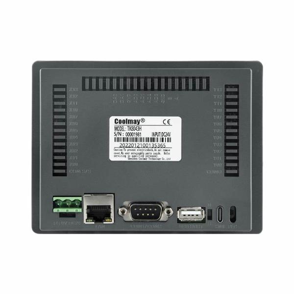 Coolmay 4,3 pouces Panneau tactile HMI industriel PC 128 Mo RAM 400 cd/m2 Lumière