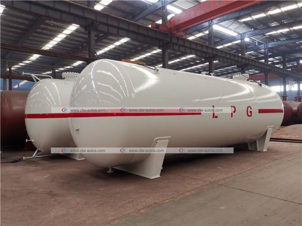 50cbm 25mt 25tons LPG Storage Tanks Gas Filling Plant Tank for Cooking Gas Cylinder Filling Station