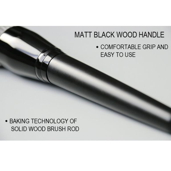 Ferrule роскошной щетки порошка текстуры одиночной алюминиевый для свободного порошка