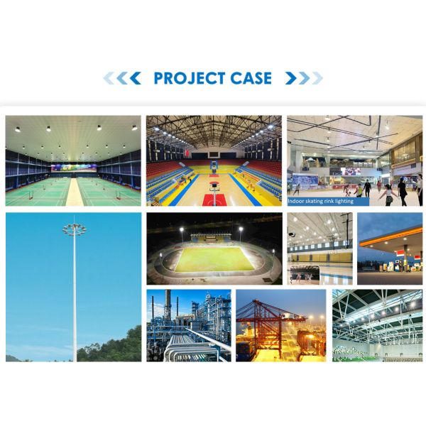 Ip66 Высокомастный фонарь 70w 140w 210w 280w 350w 420w 560w 700w Светодиодный светофор стадиона